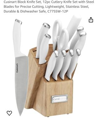 Sold at Auction: 6pc-Cuisinart Knife Set In Colors