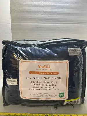4 piece sheet set king