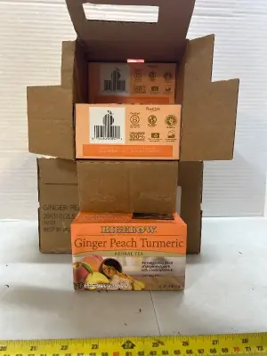 2 boxes of 6 18 packs of peach tea bags