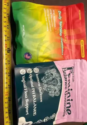 daily tanning gummy’s & feminine balance gummies exp 05/2025 ,03/27