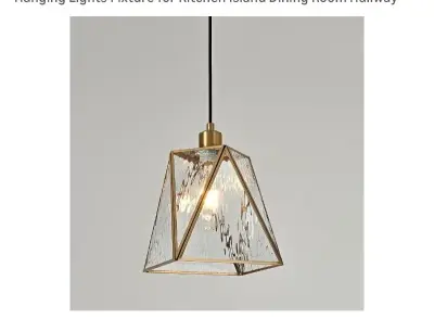 brass pendant light