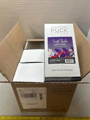 6 18 pack soft pods dark roast 06/26