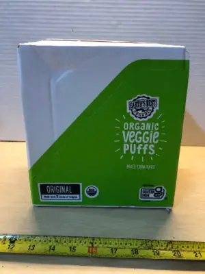 Organic veggie puffs 4 count exp:02/27/2026