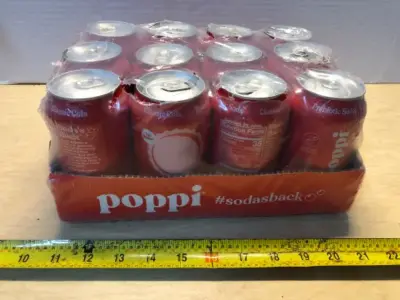 Poppi soda 12 count exp:09/06/2026