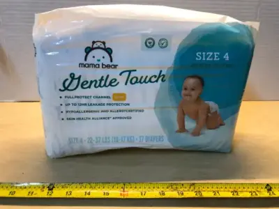 Gentle touch size 4 diapers