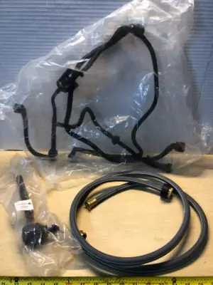 Unknown make/ model tie rod end , sensor with hose, hose