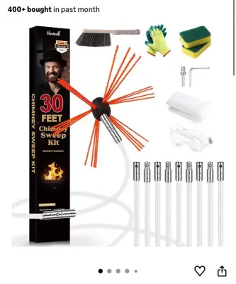 chimney cleaning kit