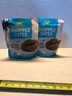 2 bags chopped dates (opened) exp:10/2027