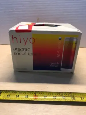 Hiyo organic social tonic 12 cans exp:01/23/2026