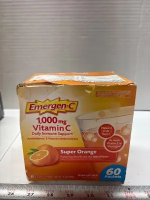 60ct emergen-C Vitamin C packs exp:08/27