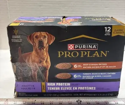 12pk Purina Proplan 13oz Wet dog food exp:10/27