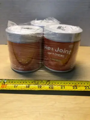 3 tubs 120 chews each hip and joint for dogs exp:2/23/26