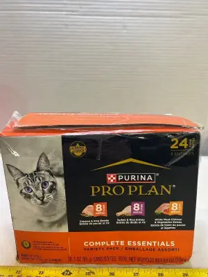 24 cans Purina pro plan cat food