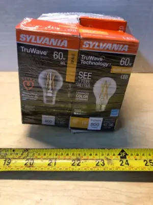 6 boxes 60watt LED bulbs