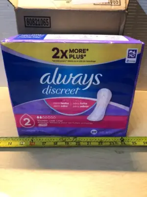 2 packages always discreet level 2 bladder leak liners