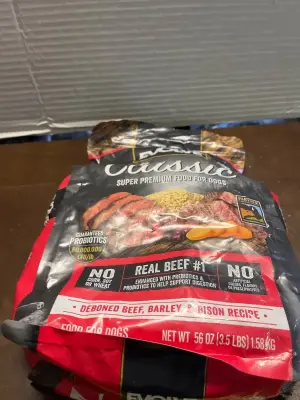 evolve dog food 56oz exp01/26 (taped)