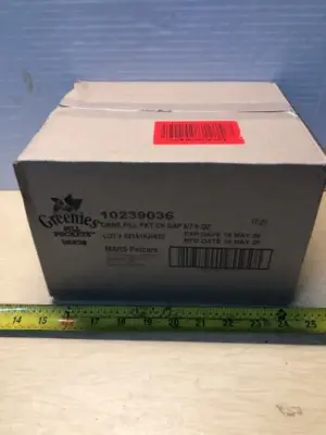 6 bags 7.9oz each greenies pill pockets treats for dogs exp:5/18/26