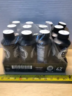 12 pack core power elite chocolate protein shake exp:5/15/26
