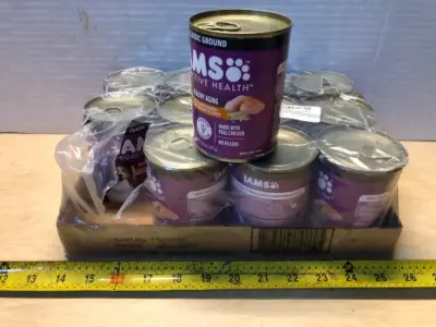 12 cans IAMS healthy aging dog food exp:11/1/27