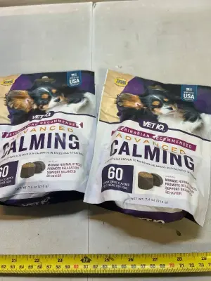 2 calming chews 12/25