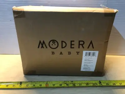 Blue mini crib topper