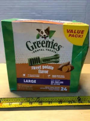 36oz greenies dental treats exp:11/25/29
