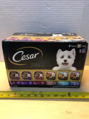 36 count Cesar dog food variety pack exp:7/27