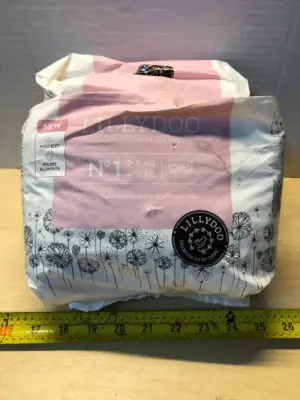 2 packs Lilly doo size 1 diapers