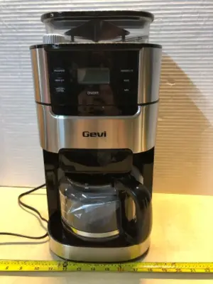 Gevi coffee pot used comes on