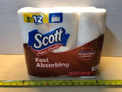 6 rolls Scott’s paper towels