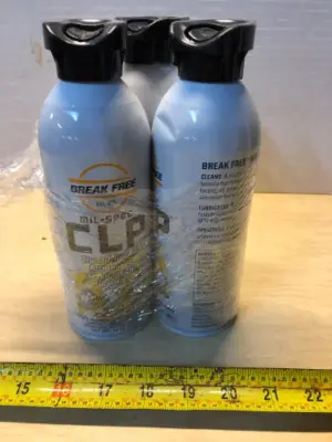 3 bottles 12oz each mil-spec CLP firearm survive