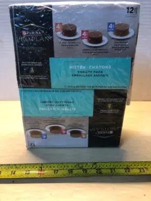 2 boxes 12 cans each purina pro plan kitten food exp:11/26