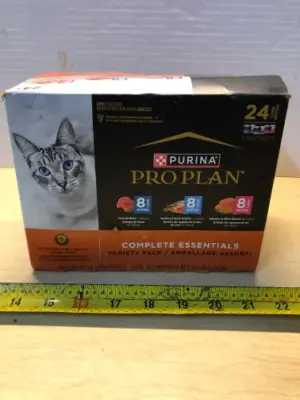 24 cans purina pro plan cat food exp:8/27
