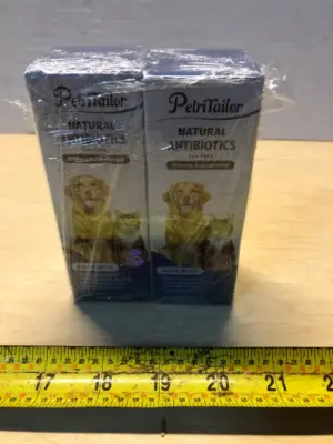 2 boxes 2.2oz natural antibiotics for pets