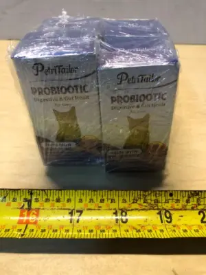 4 boxes 60 chewable tablets each probiotic for cats