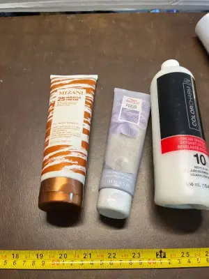 10 vol developer, pearl blonde , miracle cream