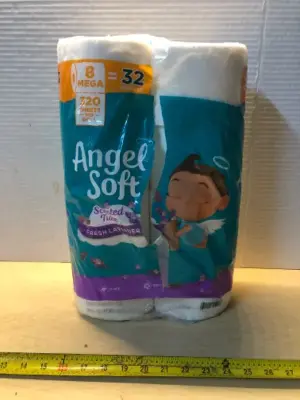 8 mega rolls lavender toilet paper