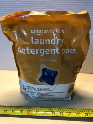 120 packs Amazon basics laundry detergent pacs