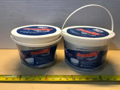 2 tubs 2LB Damprid moisture absorbent