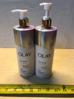 2 bottles Olay 17oz firming body lotion