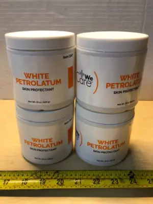 4 tubs 15oz white petroleum skin protectant