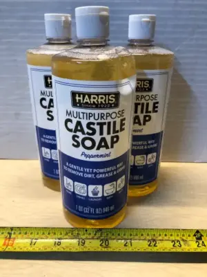 3 bottles 32oz multipurpose Castile soap