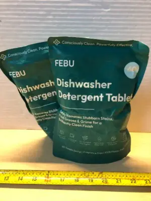 2 bags dishwasher detergent tablets 60 each