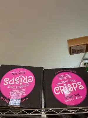 2ct crunchy rice crisps