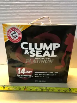 18lbs clump and seal cat litter