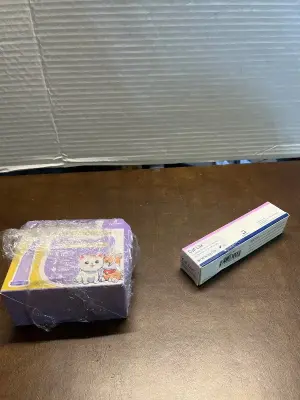 cat & puppy finger toothbrush & cat lax