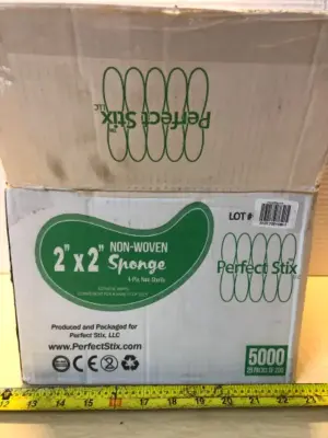 25 packs 2x2 gauge pads