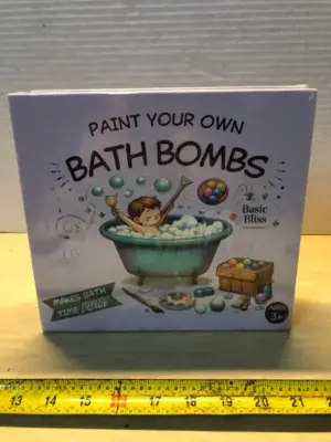 2 boxes paint your own bath bombs