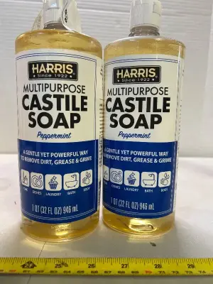 2 32 fl oz multipurpose castile soap