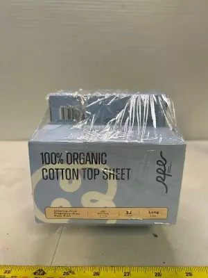 3 ct organic cotton top sheet